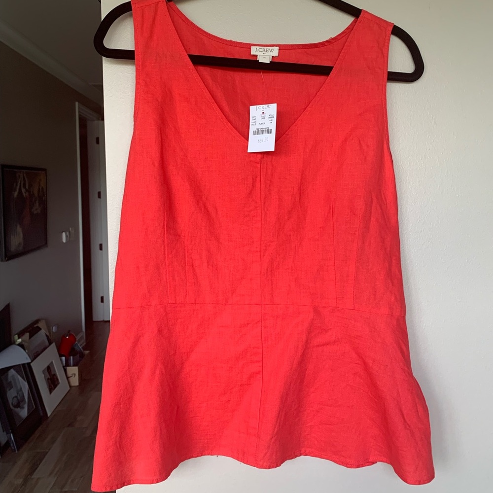 JCrew Linen Top
